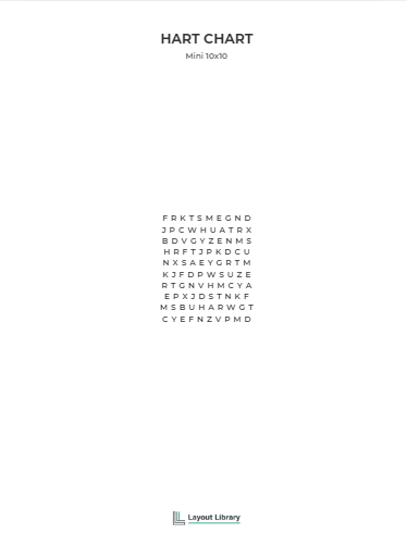 Hart chart printable - vision therapy exercise screenshot 2