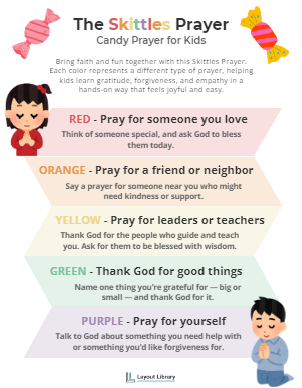 Free Skittles Prayer Printable - Screenshot 1