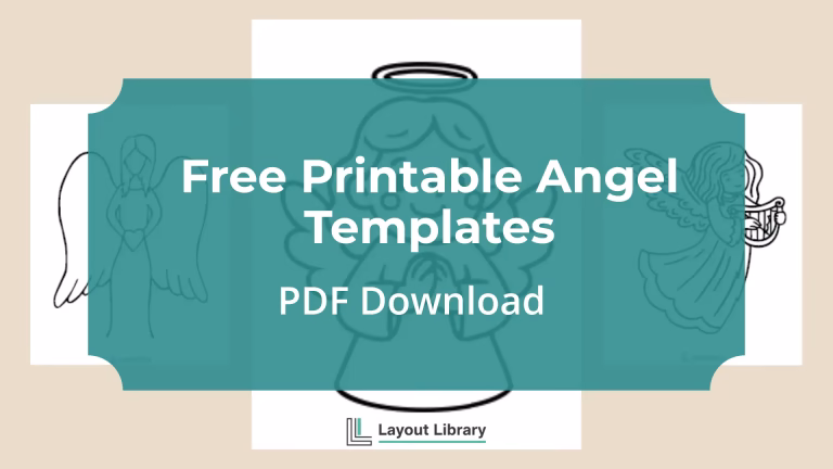 Featured Image - Free Printable Angel Templates