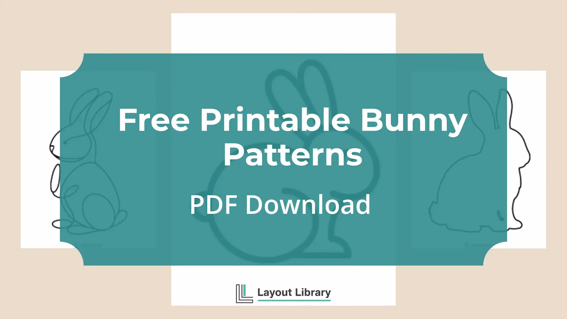 Featured Image - Free Printable Bunny Patterns