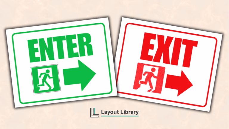 Featured Image - Free Printable Enter and Exit Signs 5