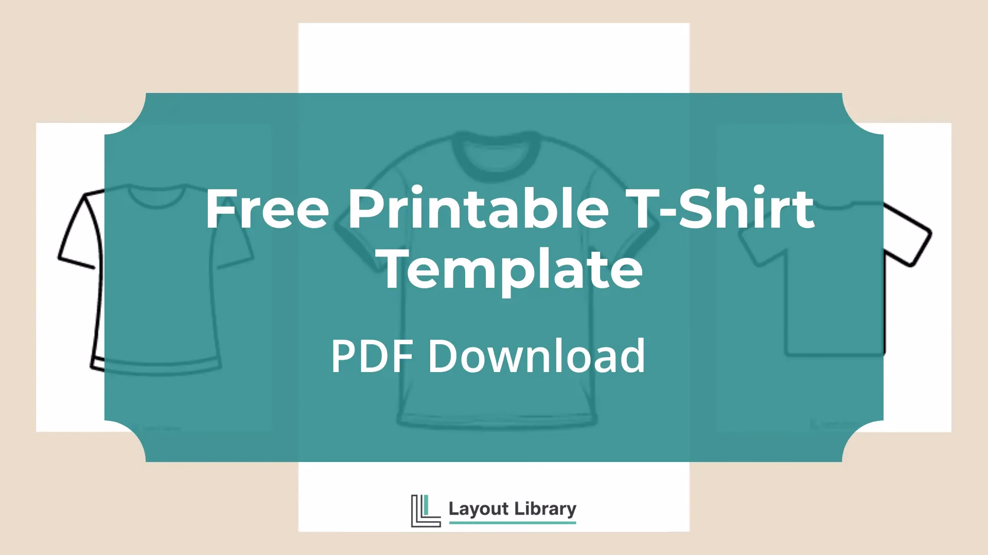 Featured Image - Free Printable T-Shirt Template
