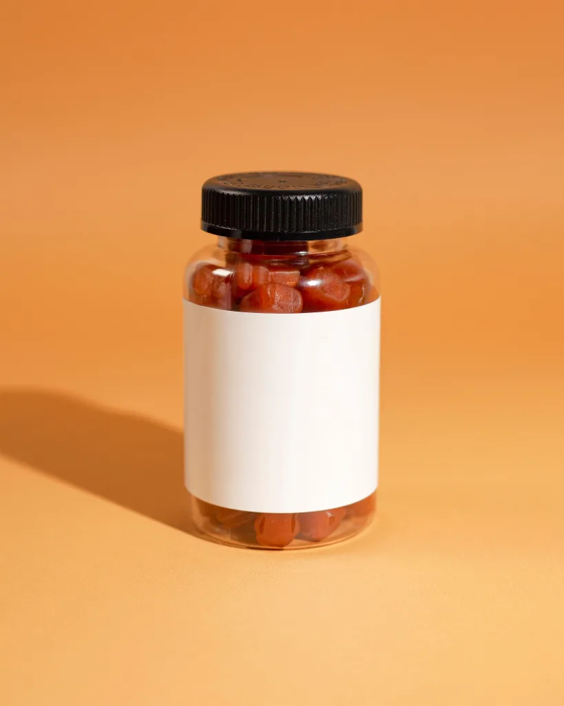 Clear Plastic Jar with Lid