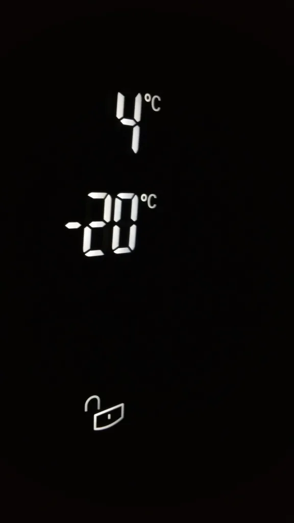 Digital Freezer Thermometer Display