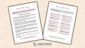 Free Printable Pass the Prize Bridal Shower Game Featured Image - Free Pass the Prize Bridal Shower Game