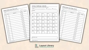 Featured Image - Free Printable 30-Day Challenge Calendar