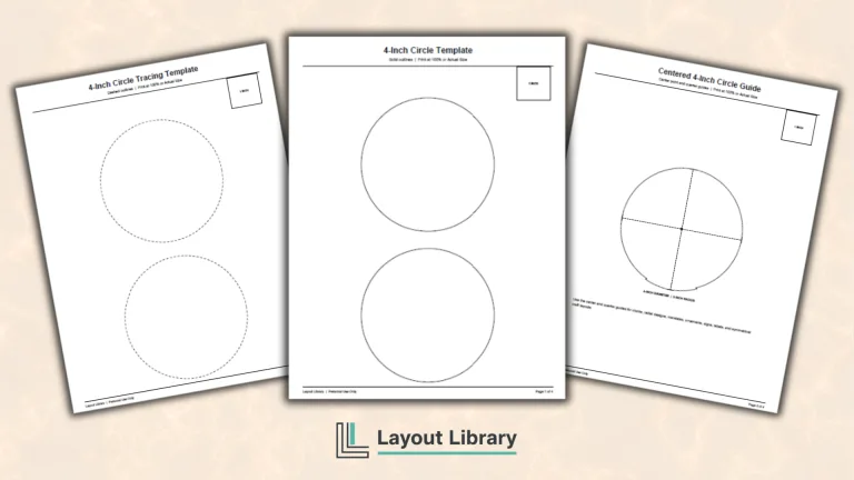 Featured Image - Free Printable 4-Inch Circle Template
