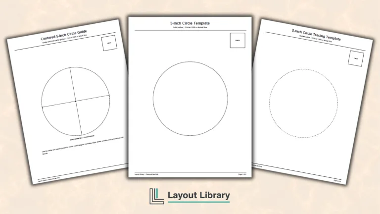 Featured Image - Free Printable 5-Inch Circle Template