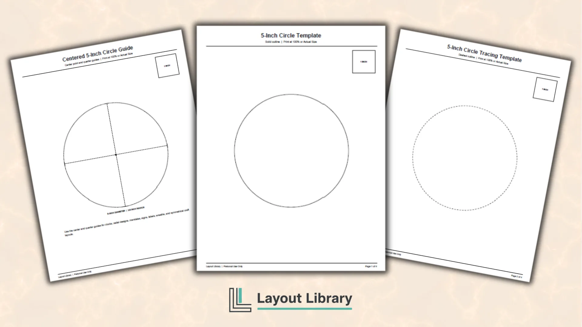 Featured Image - Free Printable 5-Inch Circle Template