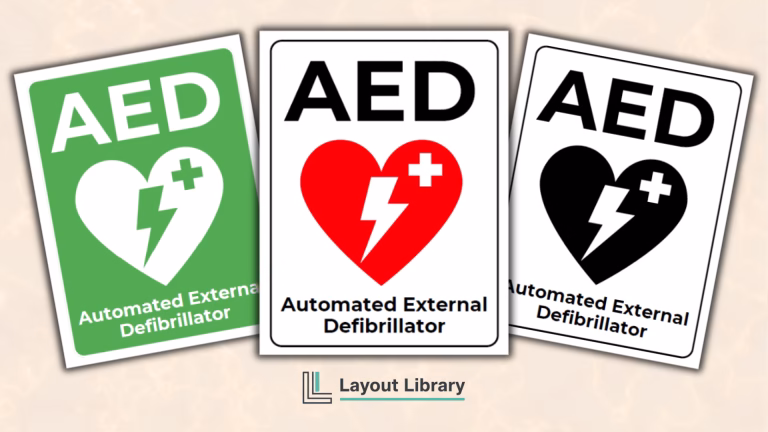 Featured Image - Free Printable AED Signs