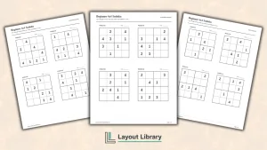 Featured Image - Free Printable Beginner 4x4 Sudoku