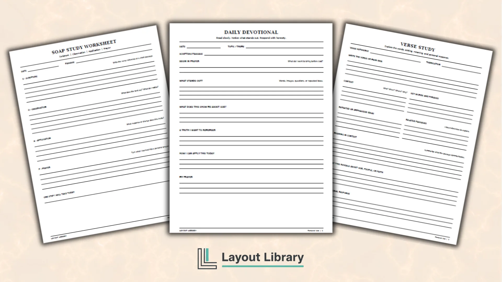 Featured Image - Free Printable Devotional Worksheets