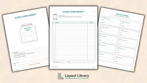 Free Printable Guess How Many Sheet Featured Image - Free Printable Guess How Many Sheet