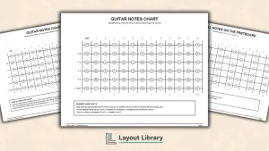 Featured Image - Free Printable Guitar Notes Chart