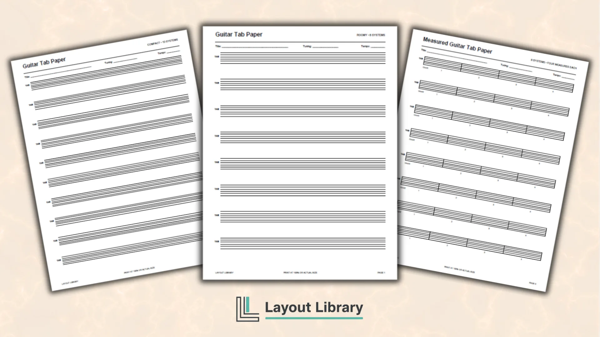 Featured Image - Free Printable Guitar Tab Paper