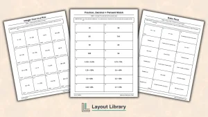 Featured Image - Free Printable Middle School Math Games