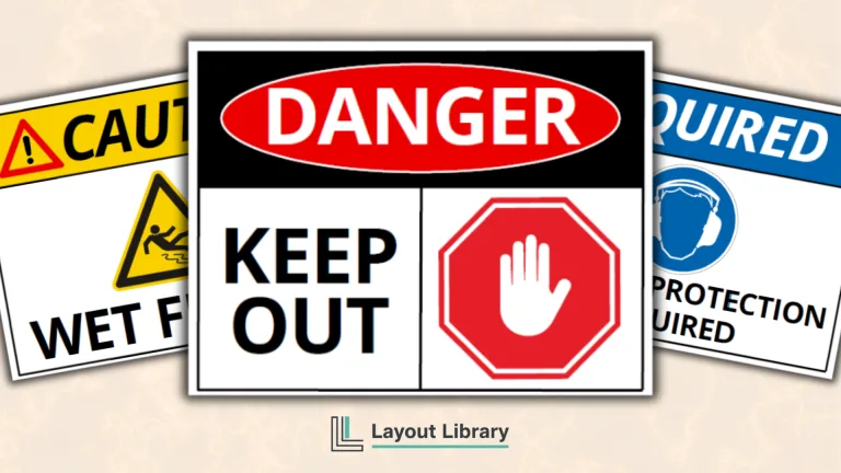 Featured Image - Free Printable Safety Signs Bundle