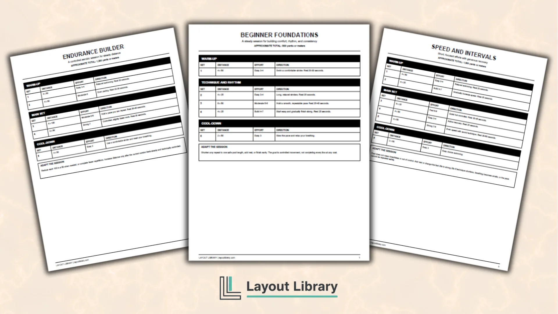 Featured Image - Free Printable Swim Workouts