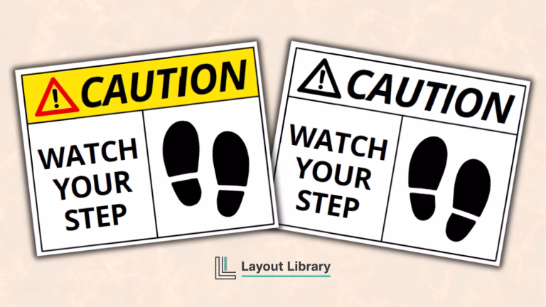 Featured Image - Free Printable Watch Your Step Sign