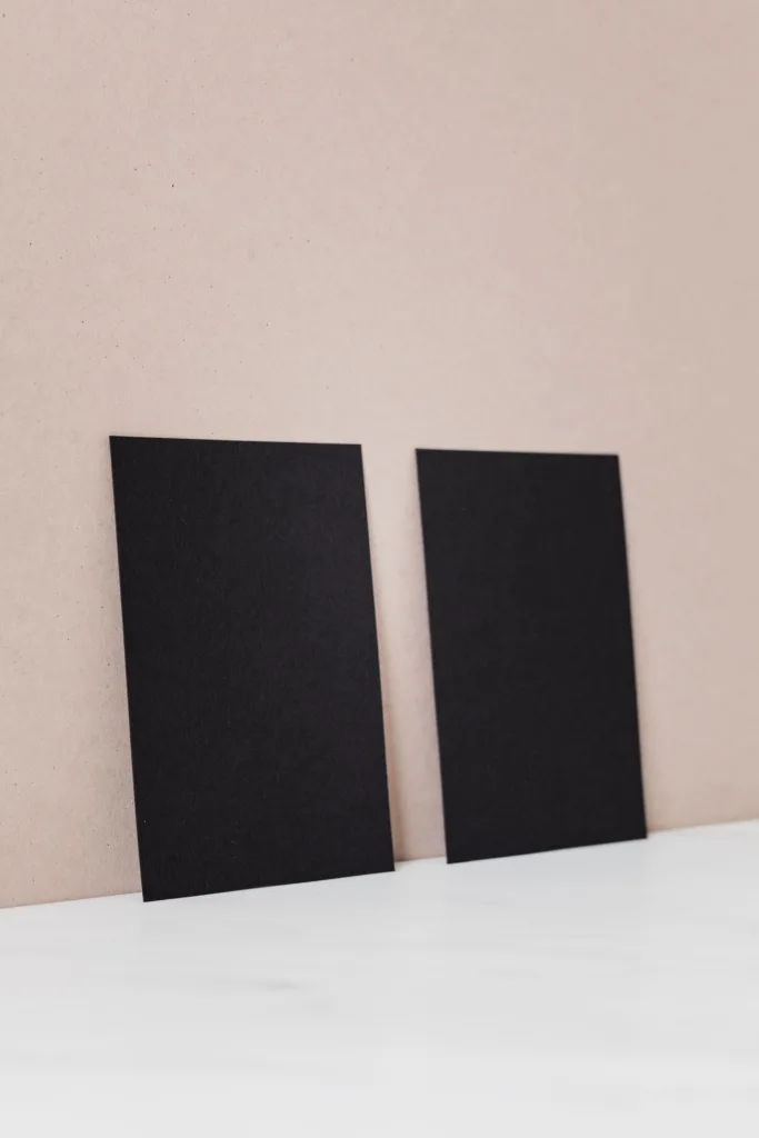 Black Cardstock