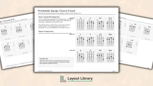 Free Printable Banjo Chord Chart Featured Image - Free Printable Banjo Chord Chart