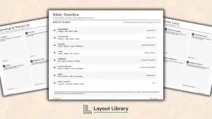 Featured Image - Free Printable Bible Timeline