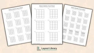 Featured Image - Free Printable Blank Ukulele Chord Sheet