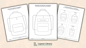 Featured Image - Free Printable Bookbag Template