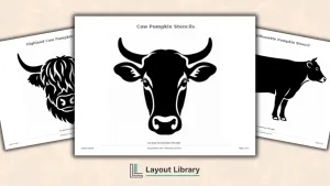 Featured Image - Free Printable Cow Pumpkin Stencils