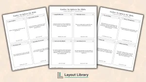 Featured Image - Free Printable Easter Scripture for Kids