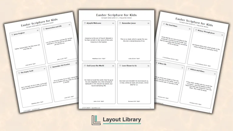 Featured Image - Free Printable Easter Scripture for Kids