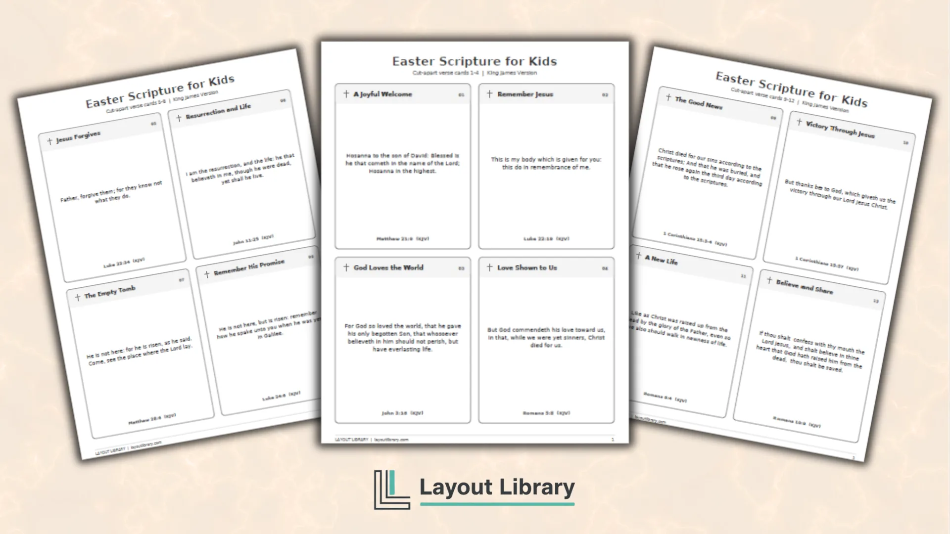 Featured Image - Free Printable Easter Scripture for Kids