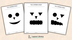 Featured Image - Free Printable Easy Pumpkin Stencils