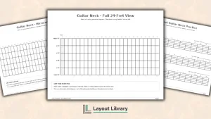 Featured Image - Free Printable Guitar Neck