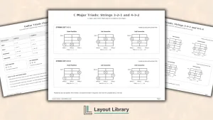 Featured Image - Free Printable Guitar Triads Chart