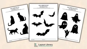 Free Printable Halloween Silhouettes Featured Image - Free Printable Halloween Silhouettes