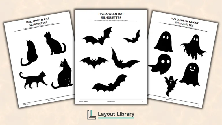 Featured Image - Free Printable Halloween Silhouettes