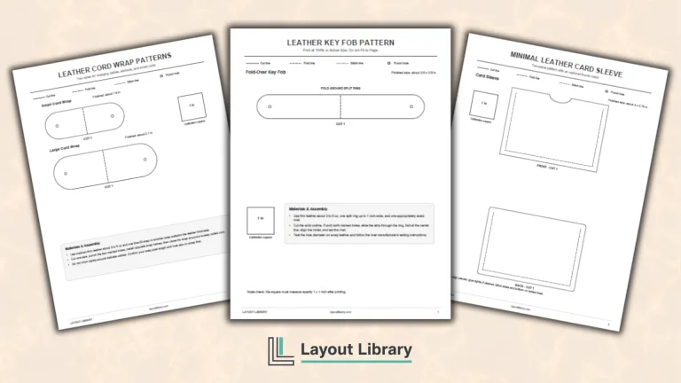 Featured Image - Free Printable Leather Patterns
