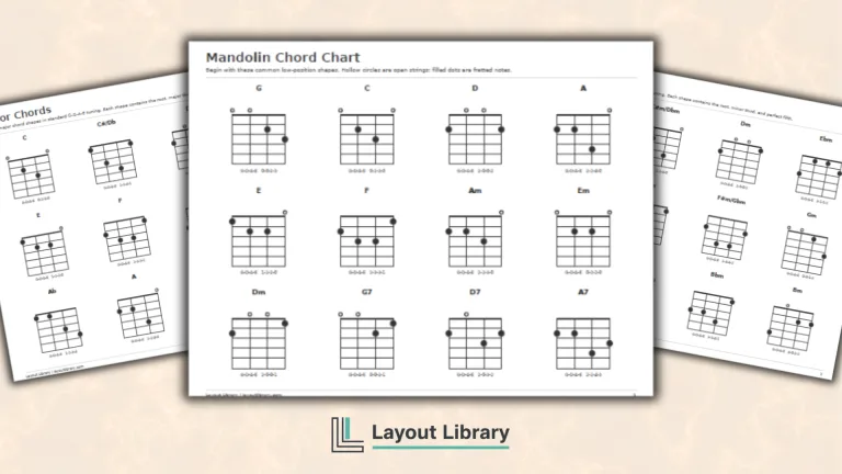 Featured Image - Free Printable Mandolin Chord Chart