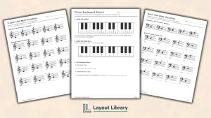 Featured Image - Free Printable Piano Worksheets for Beginners