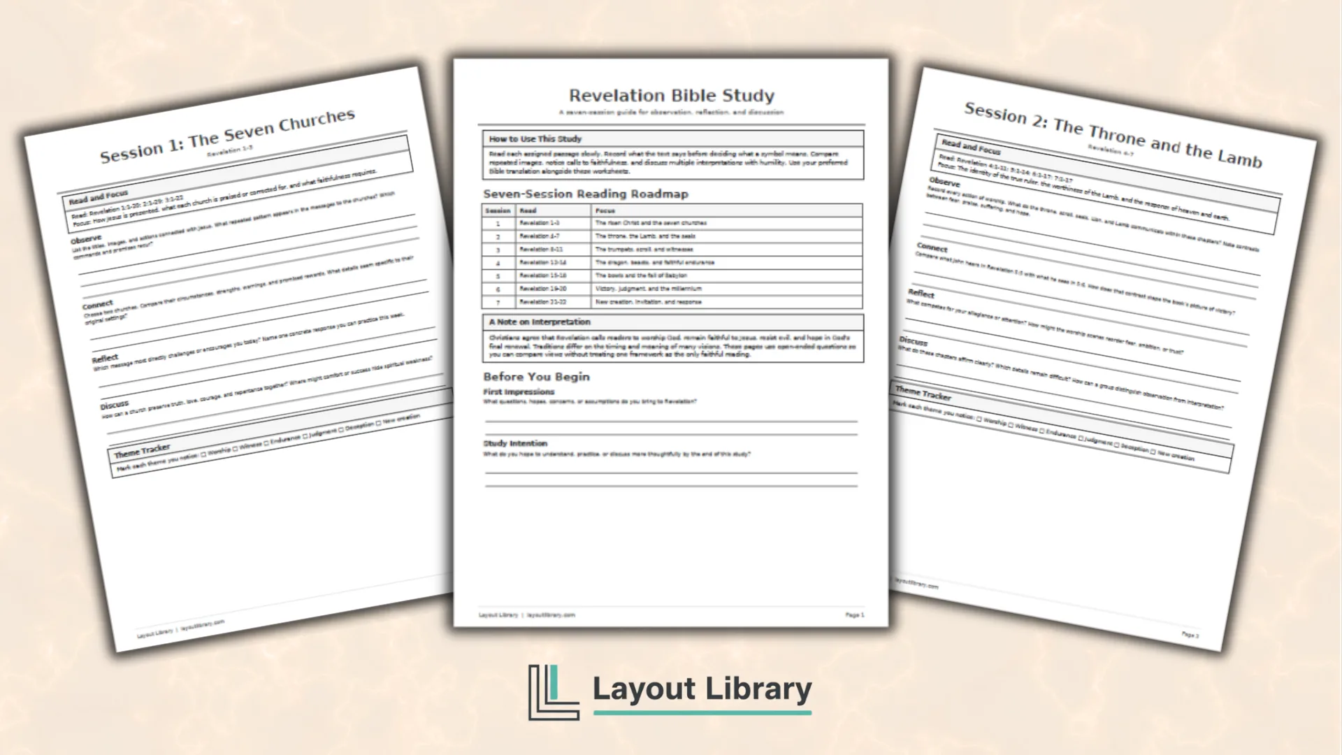 Featured Image - Free Printable Revelation Bible Study