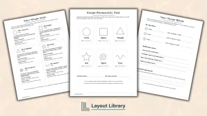 Free Printable Shape Personality Test Featured Image - Free Printable Shape Personality Test