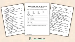 Featured Image - Free Printable Westminster Shorter Catechism
