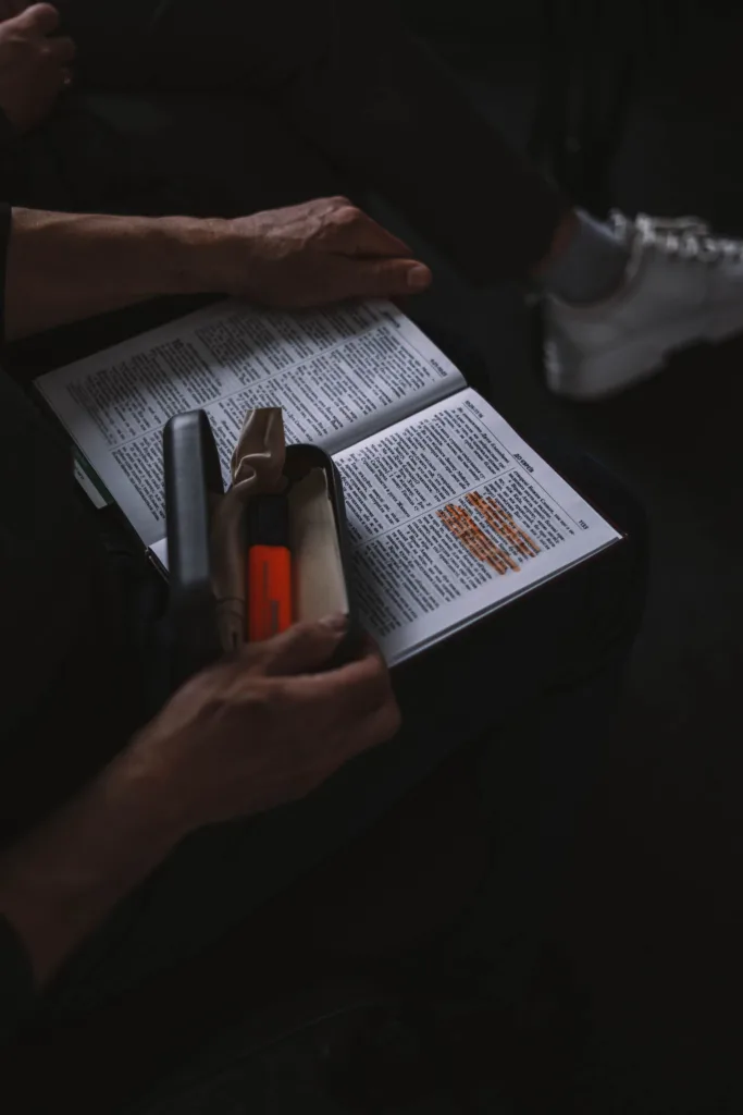 Highlighting Text in Bible