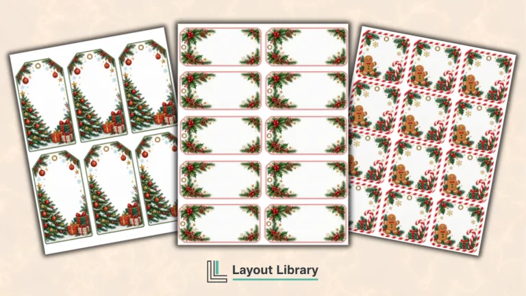 Featured Image - Free Printable Blank Christmas Gift Tags