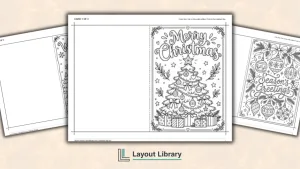 Free Printable Christmas Cards to Color Featured Image - Free Printable Christmas Cards to Color