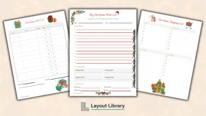 Free Printable Christmas Lists Featured Image - Free Printable Christmas Lists