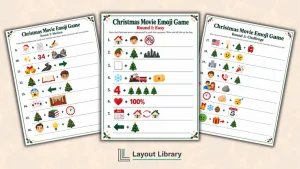 Free Printable Christmas Movie Emoji Game Featured Image - Free Printable Christmas Movie Emoji Game