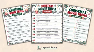 Featured Image - Free Printable Christmas Movie Trivia