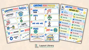 Free Printable Christmas Rebus Puzzles Featured Image - Free Printable Christmas Rebus Puzzles